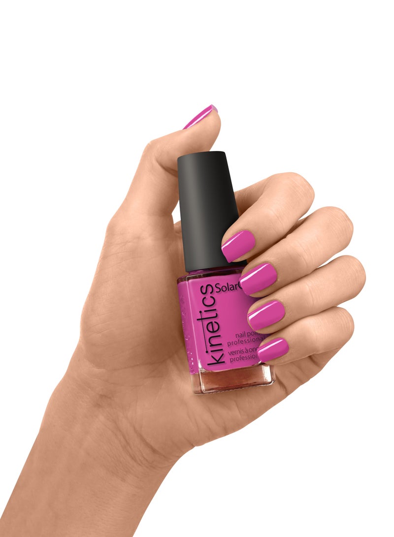 KINETICS SOLARGEL PROFESSIONAL NAIL POLISH 15 ML | #537 MAGENTA VIBES - Image 2