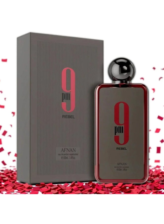 Black Afnan 9BM Rebel perfume - Eau de Parfum for men, 100 ml - Image 1