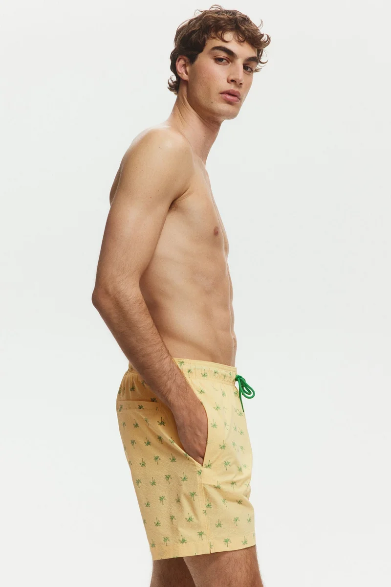H&M  Seersucker swim shorts for Men | Best Price UAE