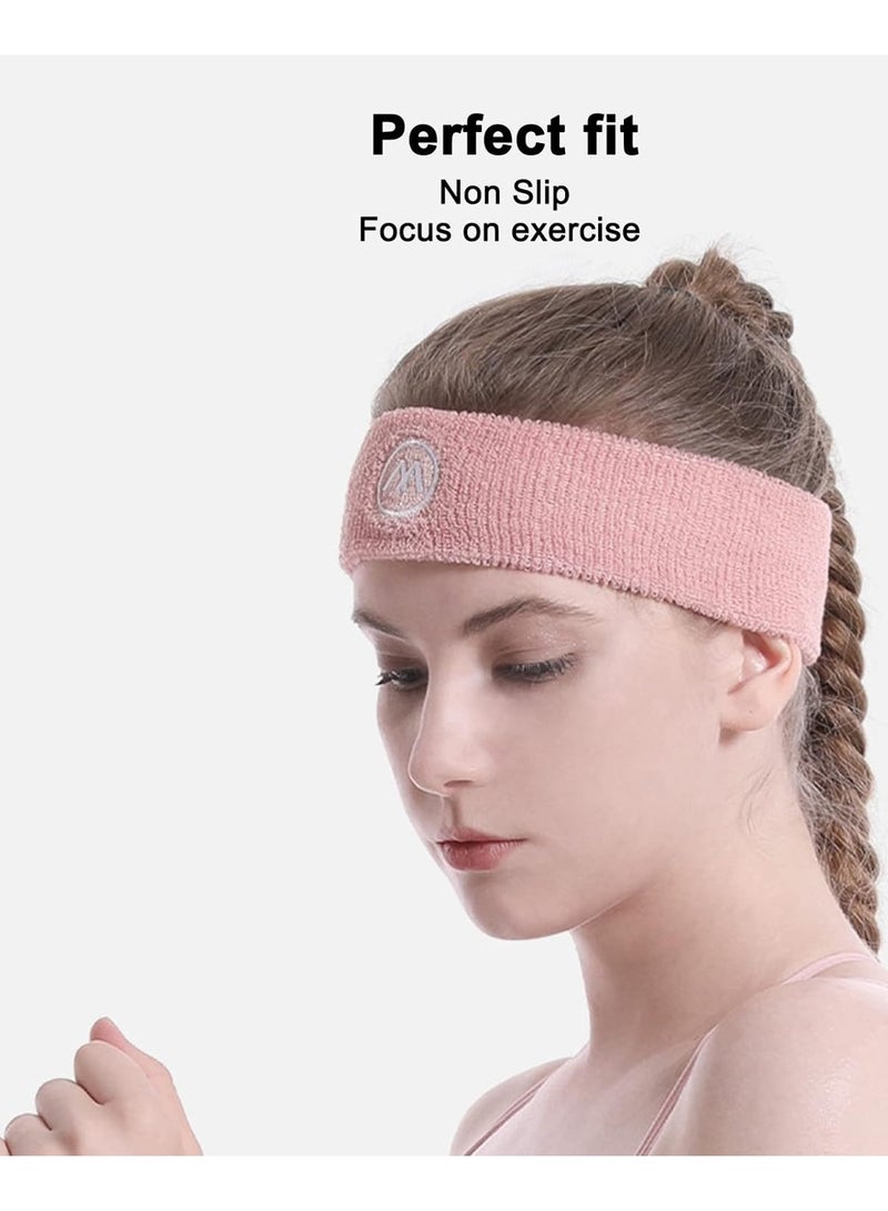 Generic Wrist Sweatbands and a bandana，Breathable Sweat Absorbing Basketball Wristband Quick Dry - Image 4
