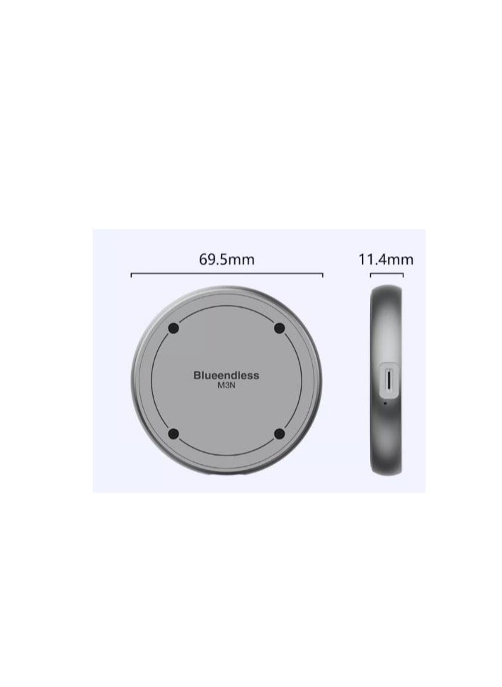 Generic - MagSafe Magnetic rack for Type-C Portable SSD, NVMe Internal SSD 10Gbps MagSafe Technology for Type-C Portable Drive, for NVMe Internal Drive 10Gbps with 256GB NVMe Drive - Image 1