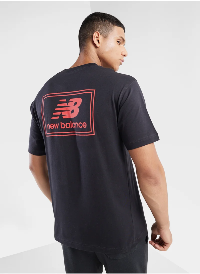 نيو بالانس Woven Label T-Shirt