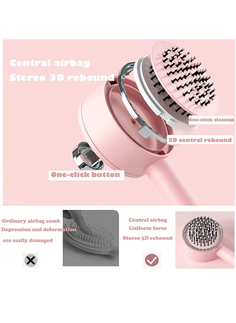 Prime Hairbrush Self Cleaning Hair Dryer Brush for Women Men All Hair Types Portable Hair Comb - Image 4
