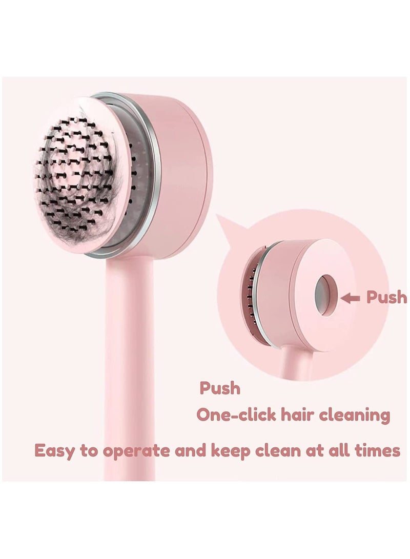Prime Hairbrush Self Cleaning Hair Dryer Brush for Women Men All Hair Types Portable Hair Comb - Image 2