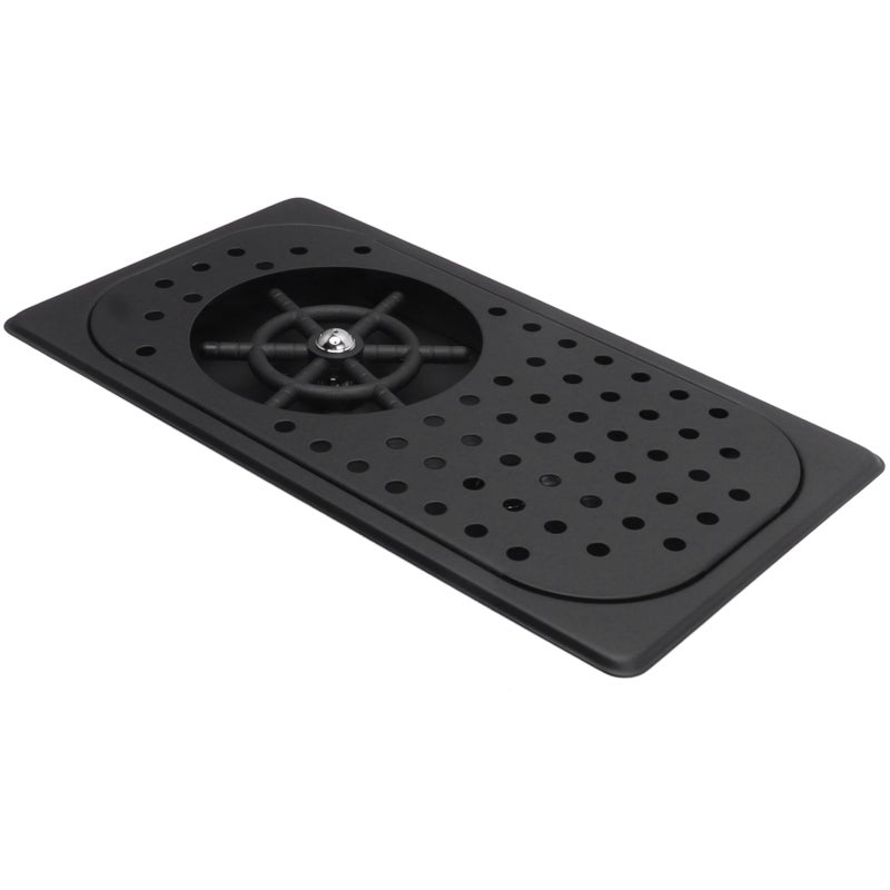 Glass Rinser: 304 Stainless Steel, Hands-Free Cleaning, High Pressure Multi-Angle Washing - Easy Install, Cup Washer With Drain Drip Tray for Home Kitchen, Bar, Coffee Shop - Image 1