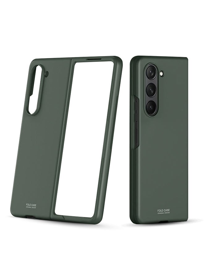 O Ozone Slim Case For Samsung Galaxy Z Fold 5, [Frosted Feel] Non-Slip Lightweight Full-Body Protective Phone Case Cover for Galaxy Z Fold5 - Green  - Image 1