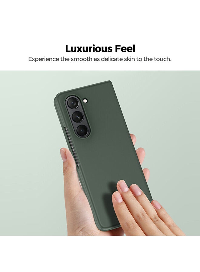 O Ozone Slim Case For Samsung Galaxy Z Fold 5, [Frosted Feel] Non-Slip Lightweight Full-Body Protective Phone Case Cover for Galaxy Z Fold5 - Green  - Image 5