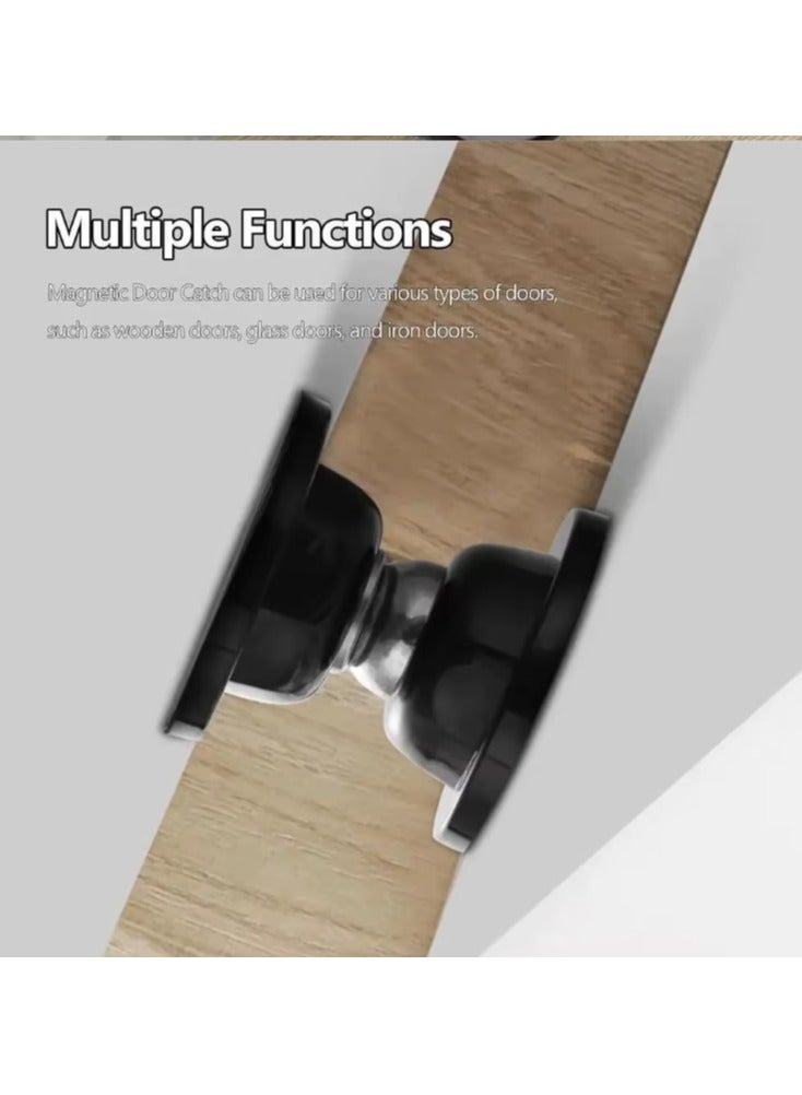 Magnetic Door Stopper, Door Collision Barrier, Door Stopper with Adhesive and No Drilling on the Door, Magnetic Door Stop, Anti-Impact Door Stopper, Door Collision Preventer, Magnetic Door Holder, M - Image 3
