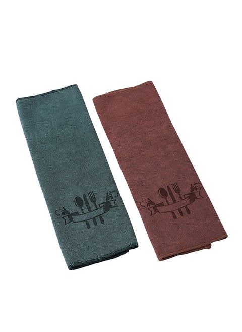2-Piece Kitchen Wipers 30x30cm