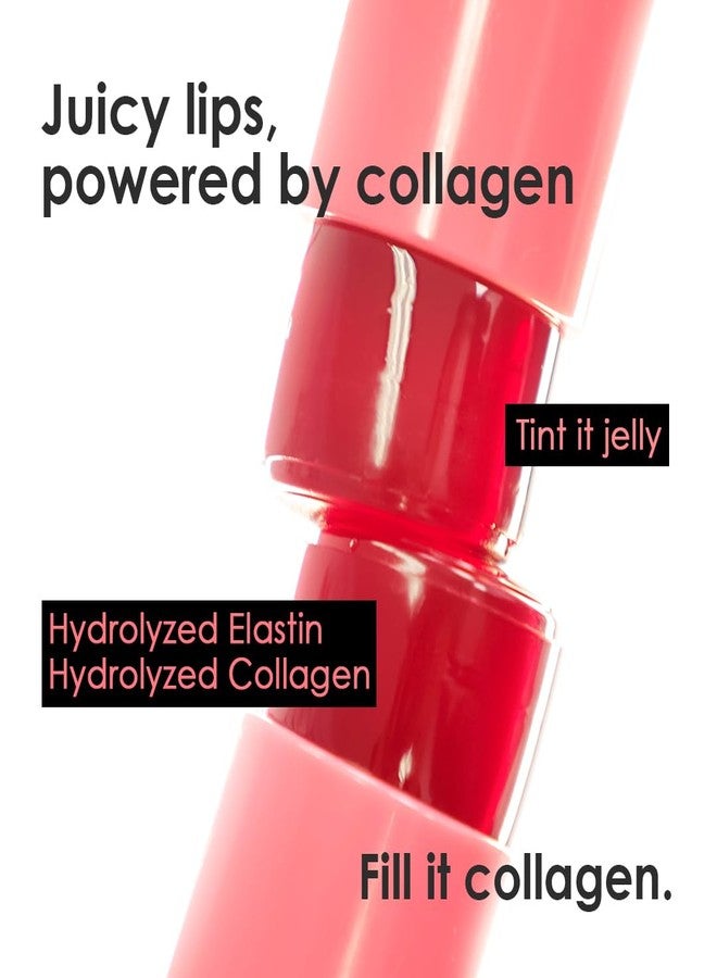 glowiest Dream Glow Collagen Water Jelly Tint - 2-in-1 Lip and Cheek Stain | Hydrating Glossy Finish | Long-Lasting, Lightweight, Buildable Color | Korean Makeup Inspired (Red Rose) - Image 3