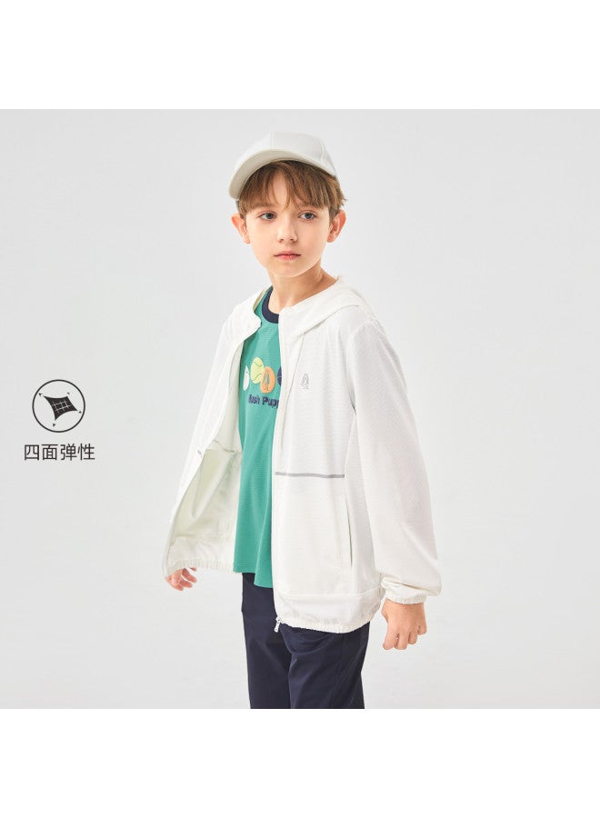 Hush Puppies Children's Clothing Boys And Girls Thin Jacket Vibrant Minimalist Casual Top Skin Suit - Image 2