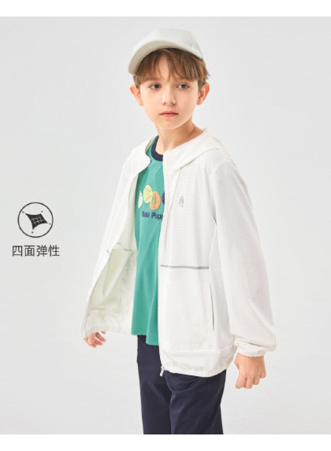 Hush Puppies Children's Clothing Boys And Girls Thin Jacket Vibrant Minimalist Casual Top Skin Suit - Image 1