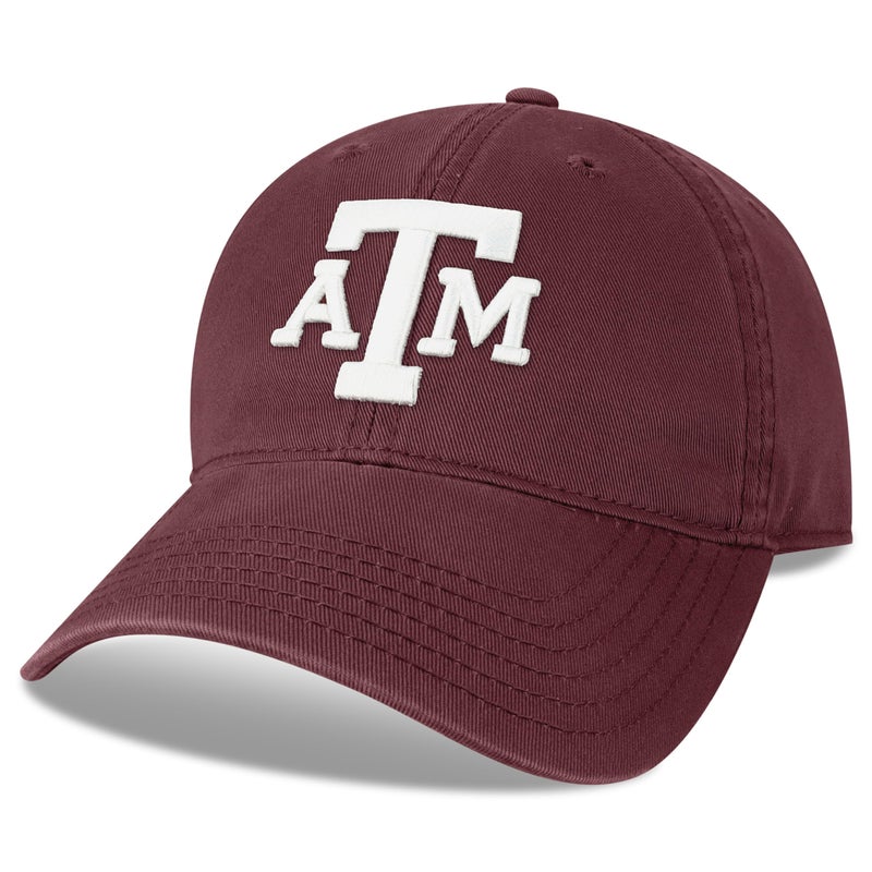 Legacy NCAA Officially Licensed Baseball Hat Texas AM Aggies Lightweight Cap for Men Women Relaxed Twill Adjustable EZA Maroon One Size Fits Most Adjustable Fabric Closure - Image 2