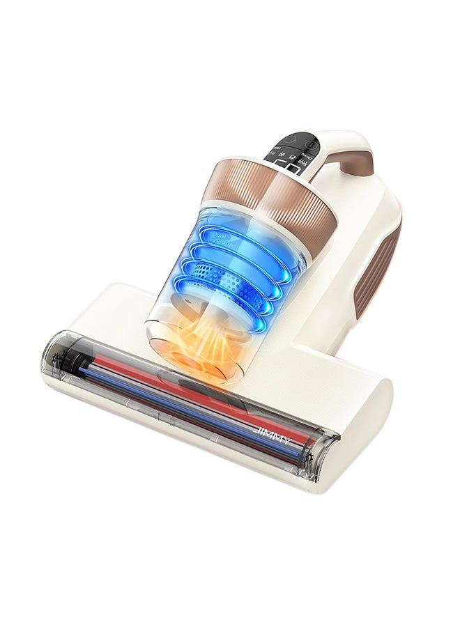 Jimmy Mattress Vacuum Cleaner, Bed Vacuum with UV & Ultrasound, High Heating, Smart Dust Sensor, 15Kpa Powerful Suction, Lightweight, Deep Clean Dust and Pet Hair in One Go 400 ml 600 W BX6 Lite Beige - Image 1
