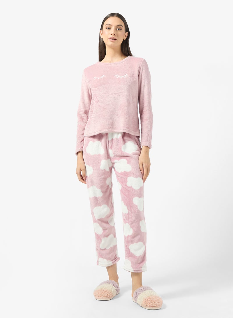 Ginger Cozy Fleece Top & Pant Set - Image 5