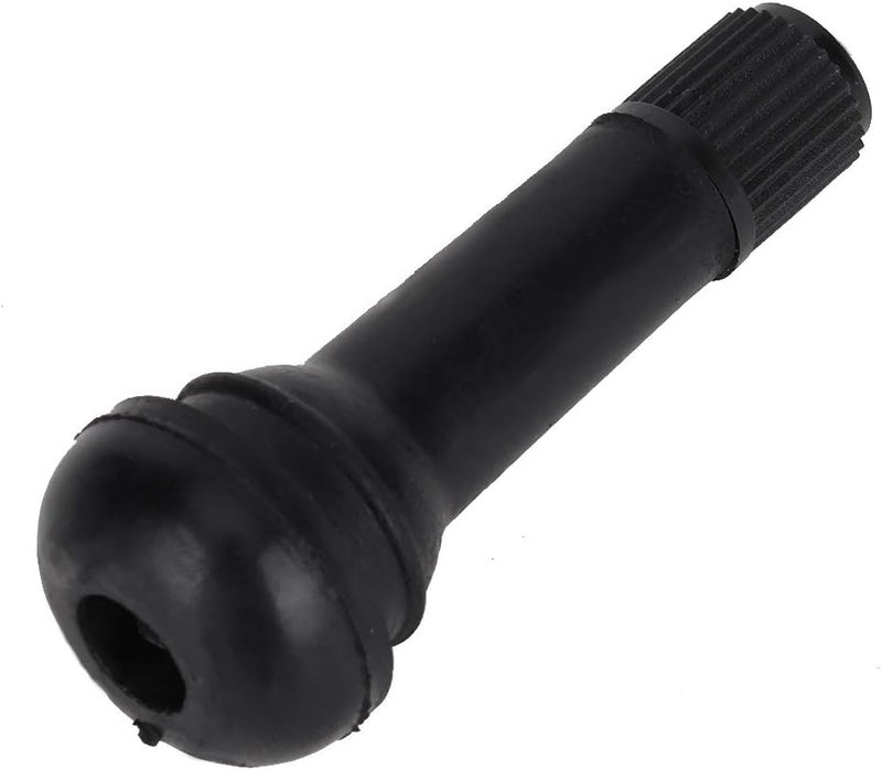 Tbest Car Valve TR414 Tyre Valves, 10 Pieces TR414 Wheel Snap-in Tyre Valves Rubber Car Motor Tyre Valve Stem Replacement Part with Dust Cap without Valve Insert for Standard 11.5 mm 0.5 Inch Rim Hole - Image 4