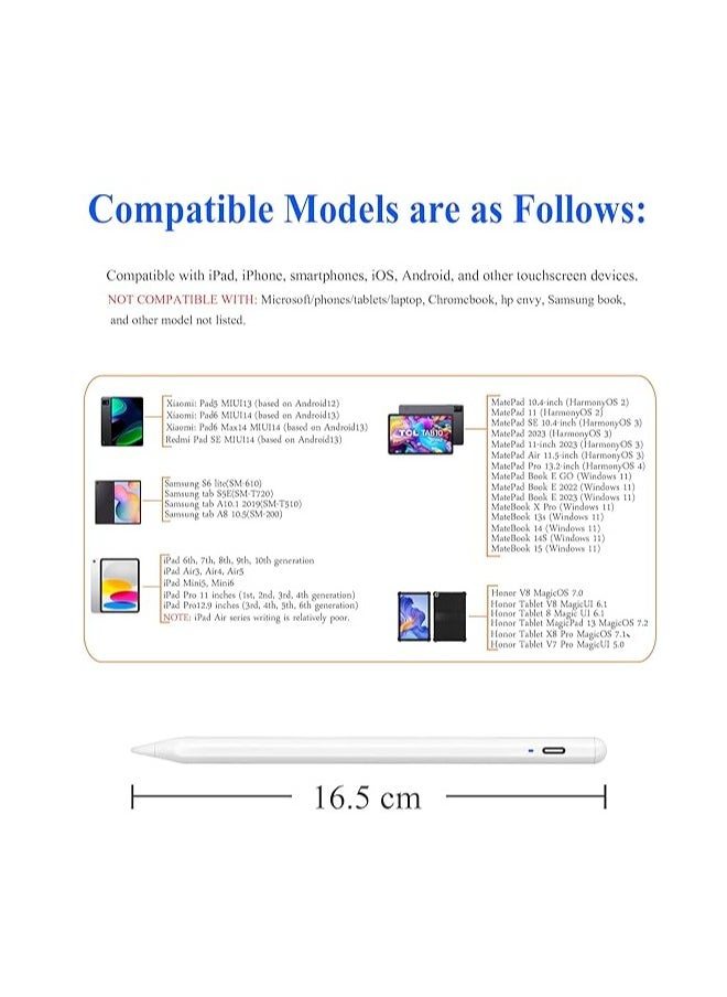 Generic - 1.5mm POM Tablet Magnetic Stylus Pen Touch Screen Pen for Android Devices - Image 1