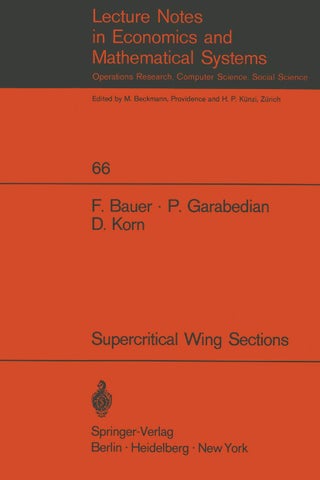 A Theory of Supercritical Wing Sections, with Computer Programs and Examples: With Computer Programs and Examples