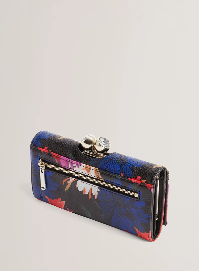 تيد بيكر Printed Rose Detail Bobble Clutche