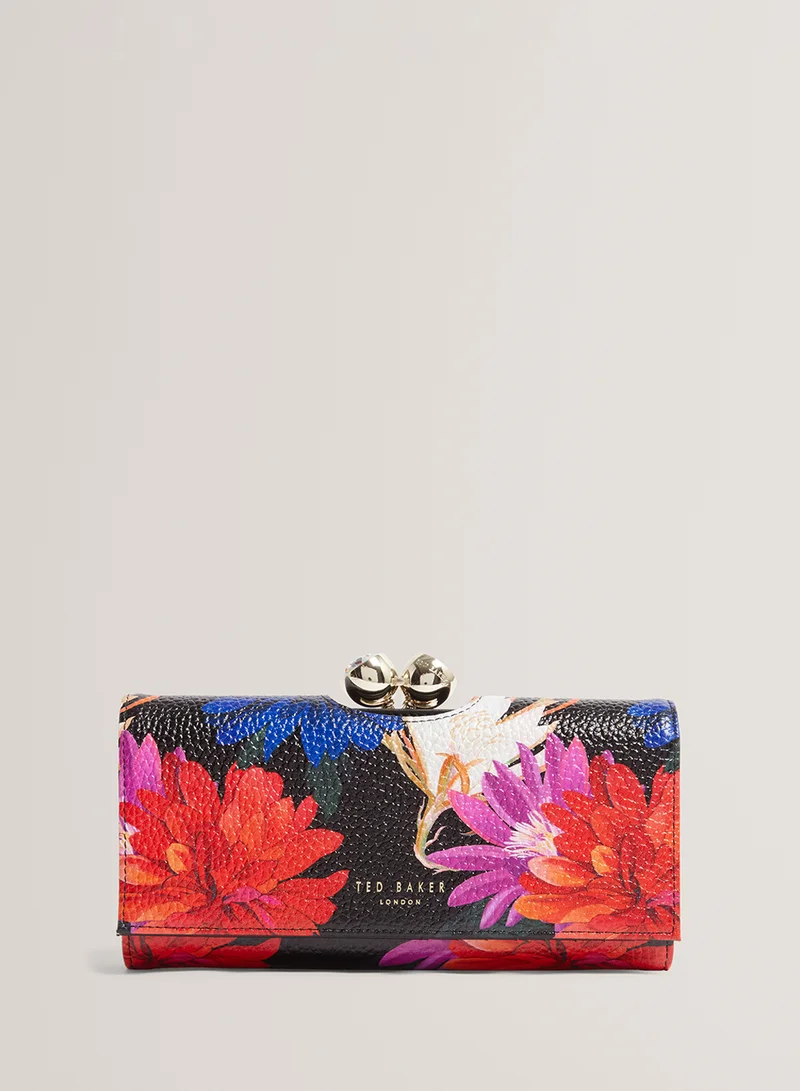 تيد بيكر Printed Rose Detail Bobble Clutche