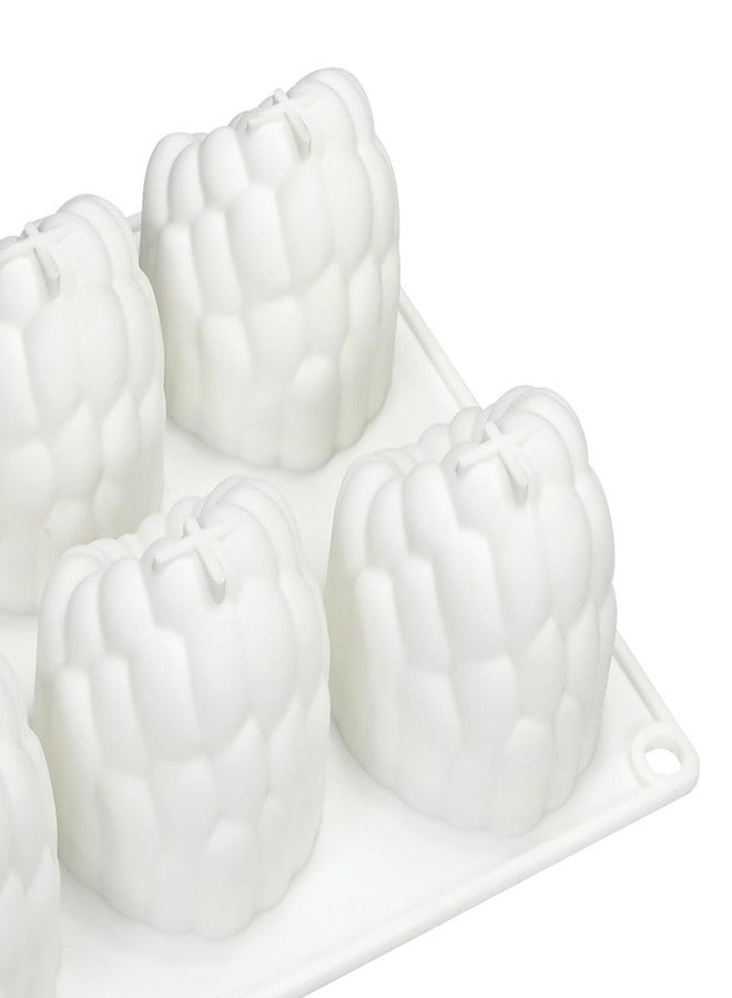 mostsom Silicone Dessert Mold, 6-Cavity Raspberry Pattern Chocolate Mousse Cake Mold, Flexible Baking Mold for Candy, Jelly, Ice Cube (B_ Raspberry) - Image 4