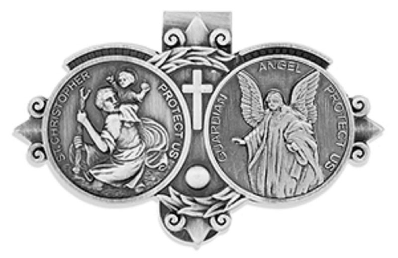 VENERARE Catholic Visor Clip for Protection While Driving | Beautiful and Traditional Design | Makes a Great Gift for Teens and New Drivers I 10 Designs Available - Image 3