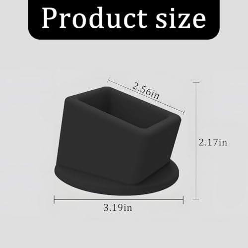 HZEL Car Seat Belt Buckle Holder, 2PCS Silicone Easy Access Vehicle Seatbelt Booster, Automotive Safetybelt Fixer Accessories to Make Buckling Upright Positioning, Universal for Most Cars (Black) - Image 2