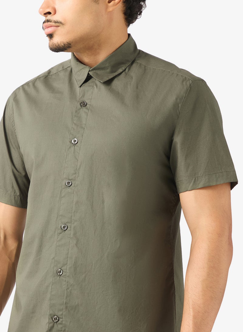 سفنتي فايف قميص كلاسيكي بقصة عادية - Image 3