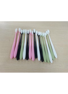 Patelai 16 Pieces Extra Soft Toothbrush Micro-Nano Toothbrush with 20000 Floss Bristles Manual Toothbrushes for Sensitive Teeth Pregnant Women Elderly Children, 2 Styles  - Image 4