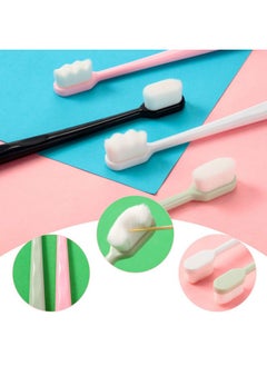 Patelai 16 Pieces Extra Soft Toothbrush Micro-Nano Toothbrush with 20000 Floss Bristles Manual Toothbrushes for Sensitive Teeth Pregnant Women Elderly Children, 2 Styles  - Image 5