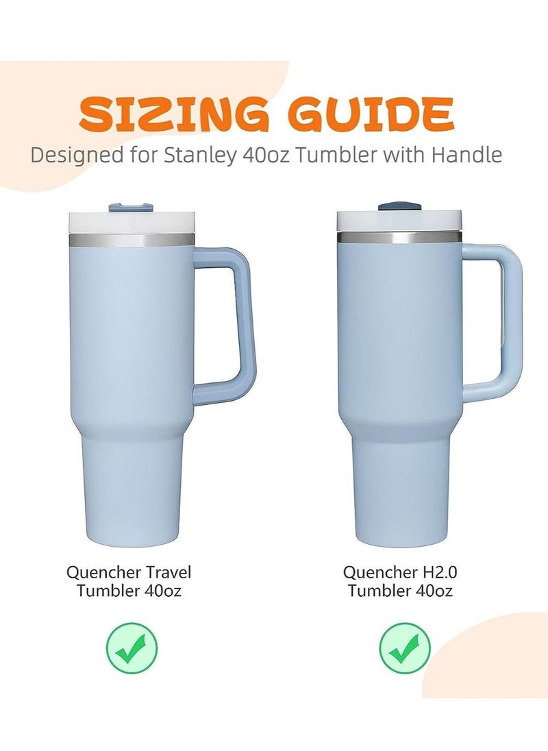 Generic - Snack Bowl for Stanley 40 oz Tumbler, Snack Tray, Reusable Snack Ring for Stanley Insulated Cup Accessories (White) - Image 1