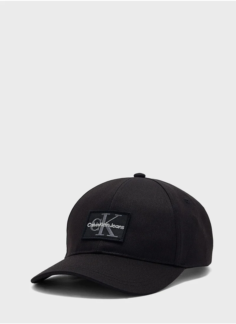 Calvin Klein Jeans Logo Print Curved Peak Cap
