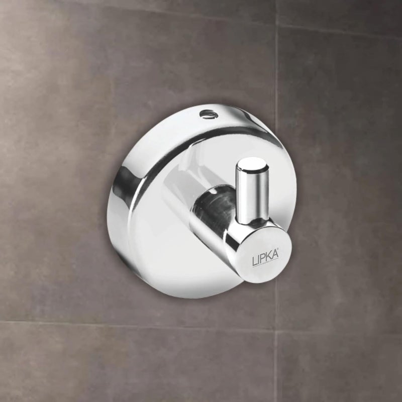 Lipka Lipka Robe Hook from Metro Series Premium Stainless Steel Door Hook Cloth Hanger for Bathrooms Dressing Rooms Kitchens Towel Holder with Glossy Finish  - Image 1
