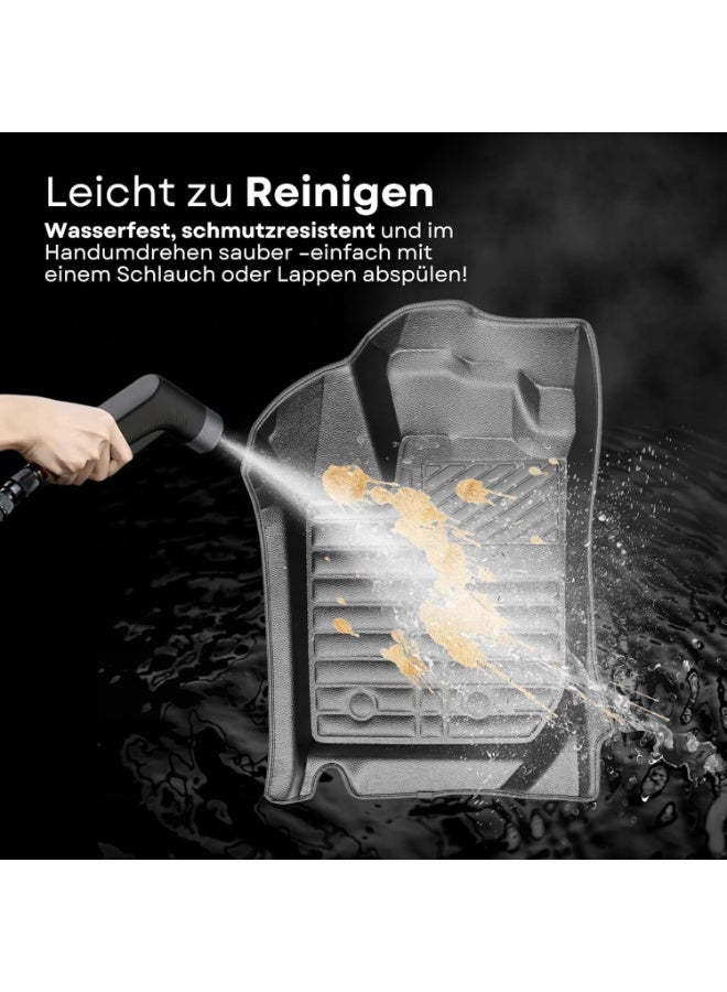 حصائر أرضية 5D مخصصة لسيارة BMW 3 Series E90 (2005-2011) - طقم حصائر TPE مقاوم لجميع الأحوال الجوية للأمامية والخلفية - Image 2