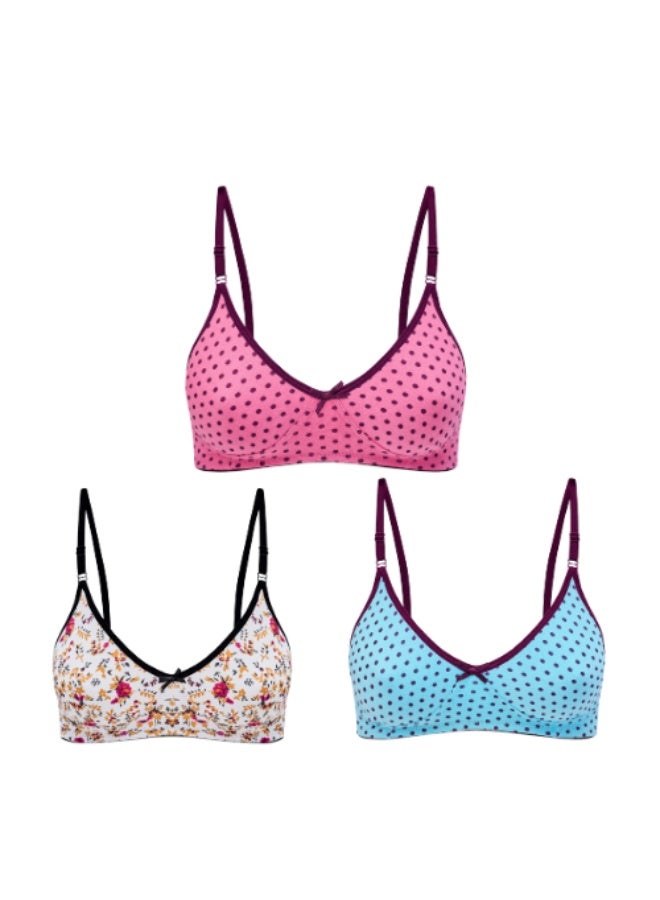 Fashion Academy Women's Bra Fuchsia Pack Of 6 - Image 2