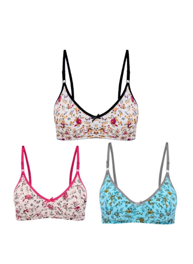 Fashion Academy Women's Bra Fuchsia Pack Of 6 - Image 3