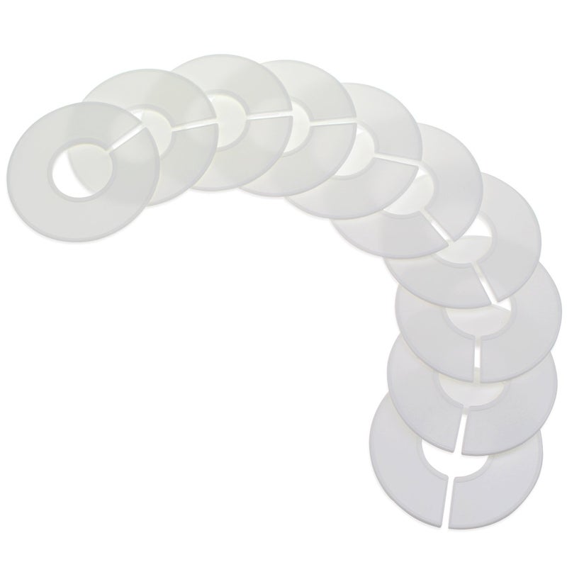 DYWISHKEY 10 Pieces Clothing Size Dividers Round Hangers Closet Dividers with Pen - Image 4