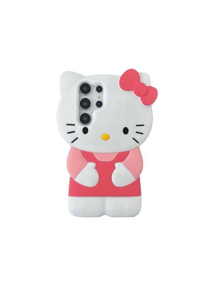 general Cartoon Phone Case for Samsung Galaxy S24 Ultra 6.8", Stylish and Cute 3D Cute Kawaii Soft Silicone Animal Protection Gel Vibrating Gel Back Case for Kids Female Girls Boys - Image 1