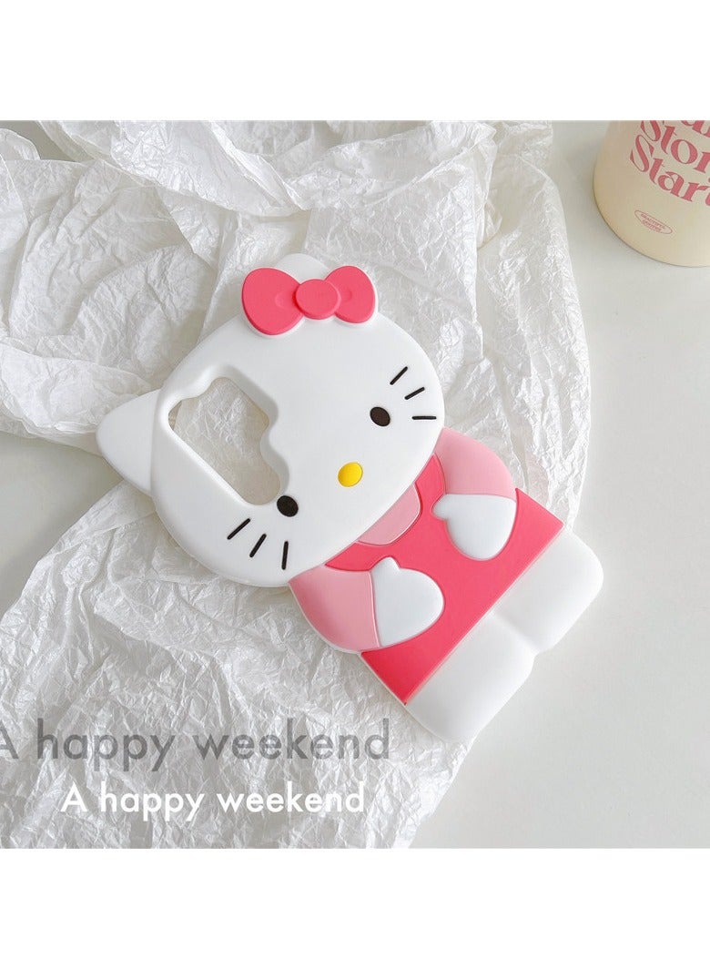 general Cartoon Phone Case for Samsung Galaxy S24 Ultra 6.8", Stylish and Cute 3D Cute Kawaii Soft Silicone Animal Protection Gel Vibrating Gel Back Case for Kids Female Girls Boys - Image 4
