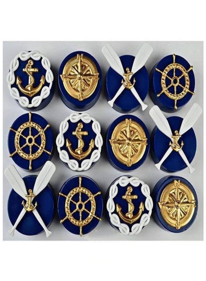 MORFUM Sailboat Theme Christmas Cake Fondant Silicone Molds - Sea Waves Sailing Ship Silicone Mold for Cake Decoration Chocolate Candy Cupcake Cookie Jelly Sugar Craft - Image 3