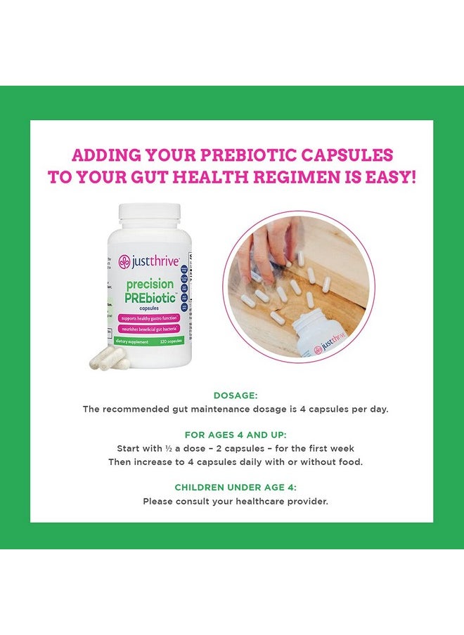 Just Thrive - : Precision Prebiotic Capsules Gastrointestinal And Immune Support 120 Capsules Supports Probiotic Diversity For Optimal Digestive And Gut Health Vegetarian Paleo And Keto - Image 1