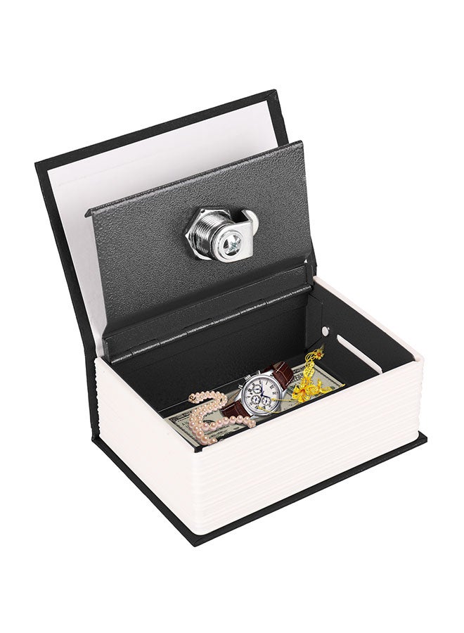 إسكدنيا صندوق تخزين نقود بتصميم قاموس سري أزرق 15 x 7 x 10سم - Image 4