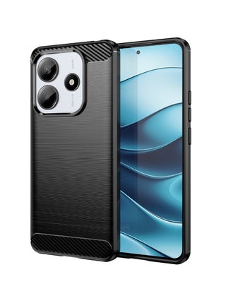 Xiaomi Redmi Note 14 5G (Mediatek Dimensity 7025 Ultra) - Rugged Shield Protective Cover, Brushed Carbon Fiber Texture, Shockproof TPU, Anti-Slip, Elegant Thin, and Shock-Absorbing - Black - pzsku/Z3B6C4EBEE5DB5A62FD6AZ/45/_/1732981668/a012aedb-2827-48ea-876a-ff058e8ef9a0