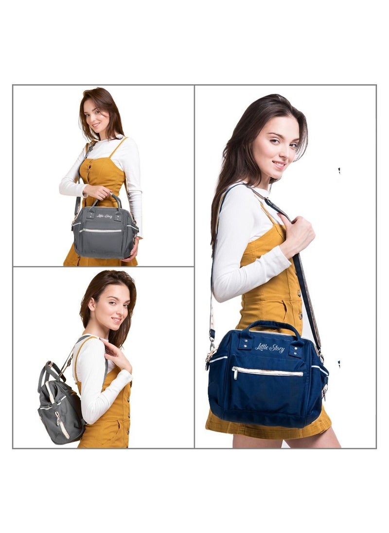 Reversible Trip Stroller With Ace Diaper Bag And 5-point Safety Harness - Grey - pzsku/Z3B6C551348FE15A72C3FZ/45/_/1668434186/cc334b28-d923-4924-b592-c4ab4f08eae7