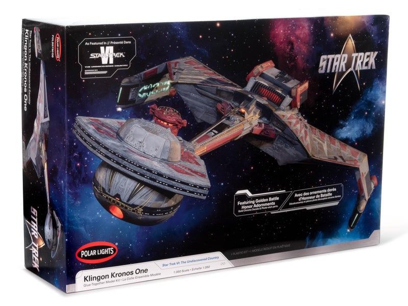Polar Lights Star Trek 6 The Undiscovered Country Klingon Kronos One 1350 Scale Model Kit