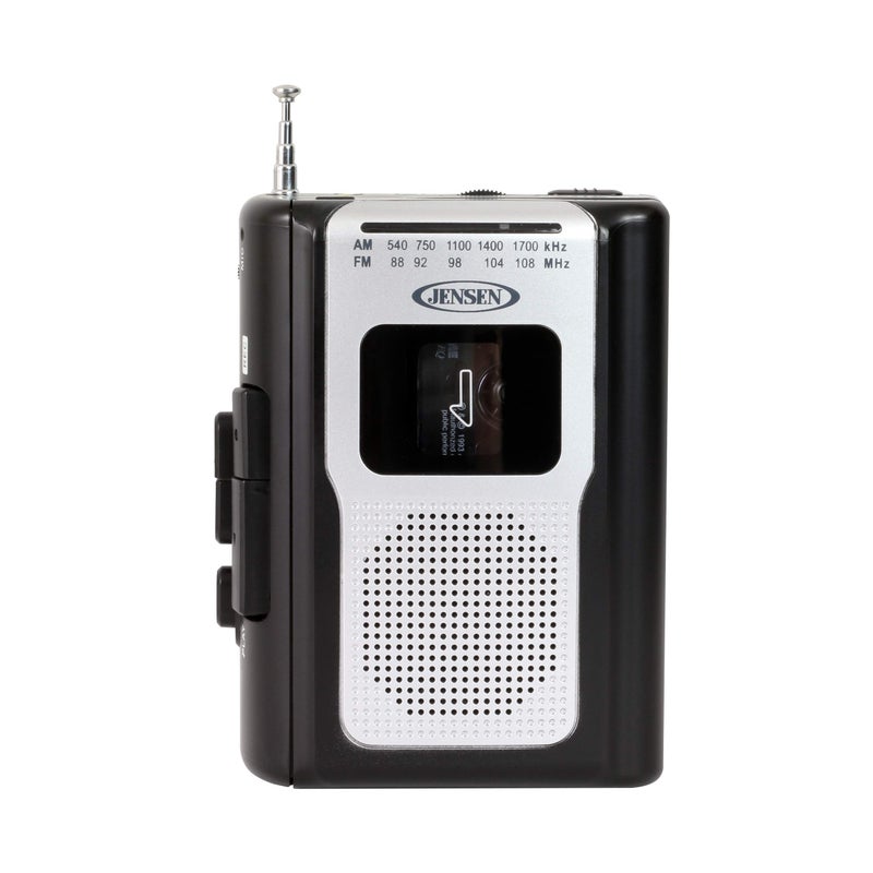 Jensen CR-100 Retro Portable AM/FM Radio Personal Cassette Player Compact Lightweight Design Stereo AM/FM Radio Cassette Player/Recorder & Built in Speaker (Teal Limited Edition) - Image 1