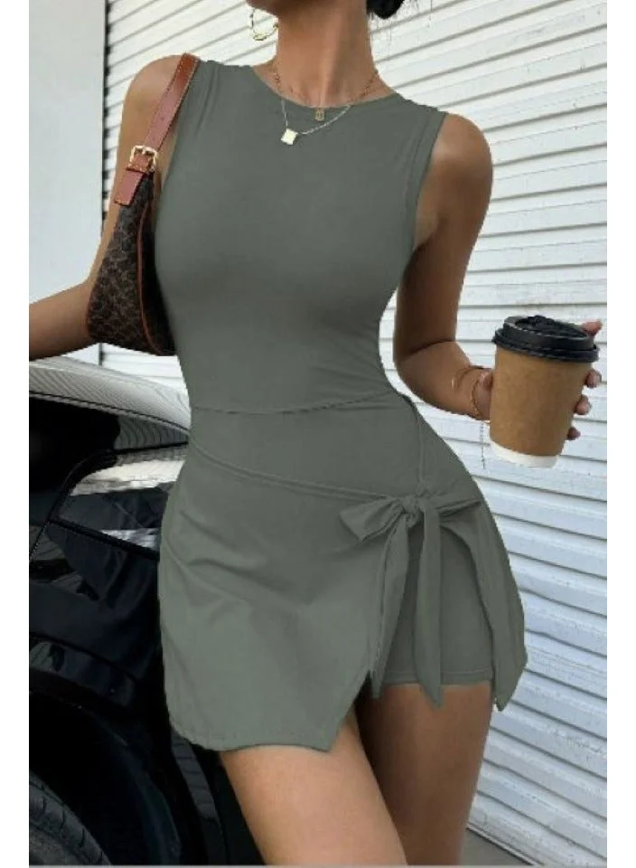 SVL SVL Play & Party Dress with Inner Shorts Olive