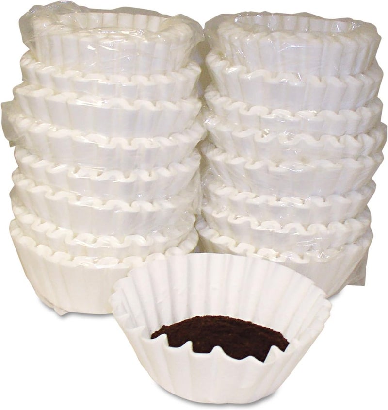 Melitta 12 to 15 Cup Basket Coffee Filters White 800 Count