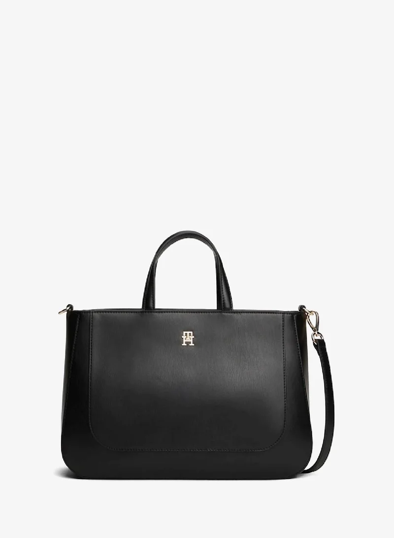 Glam Curved Satchel Bag