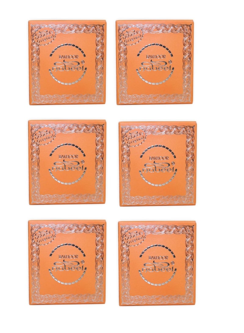 Nabeel 6  Pieces of Touch Me BakhooBrown 40grams